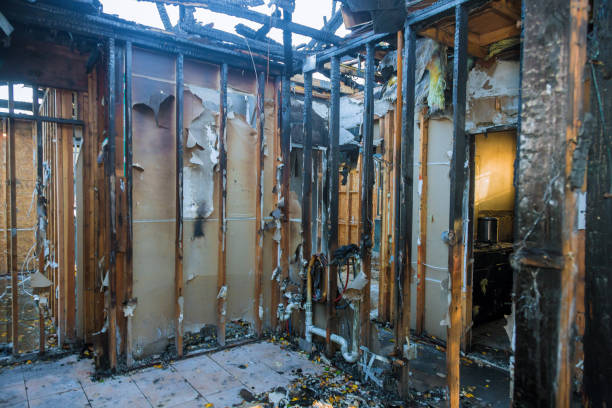 Professional Fire Damage Removal technician working in North York, PA